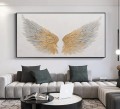 Gold Angel Wing gold by Palette Knife wall decor